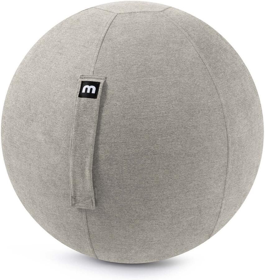 Mokebo zitbal 'De Sportieve' ergonomische Pezziball in grijs