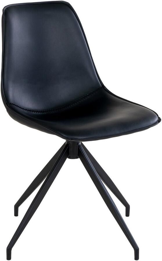 Monaco Dining Chair Set PU lederen stoelen Swivel Dining Stoelen Modern Design 56x48x86 cm