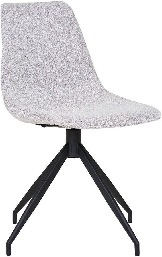 Monaco Dining Chair Set van 2 Eetstoel Swivel stoelen pluche comfort 48 cm x 43 cm x 86 cm