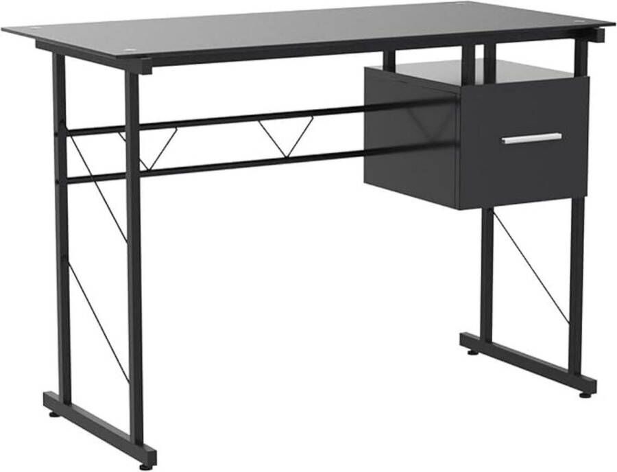Monitorstandaard pc-tafel gamingtafel voor thuiskantoor Bureau computertafel 55D x 110W x 75H centimetres