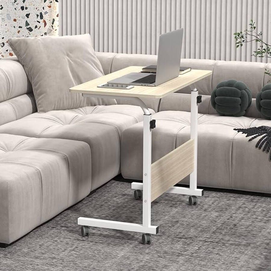 Monitorstandaard pc-tafel gamingtafel voor thuiskantoor Bureau computertafel 80 x 40 x 71-90 cm