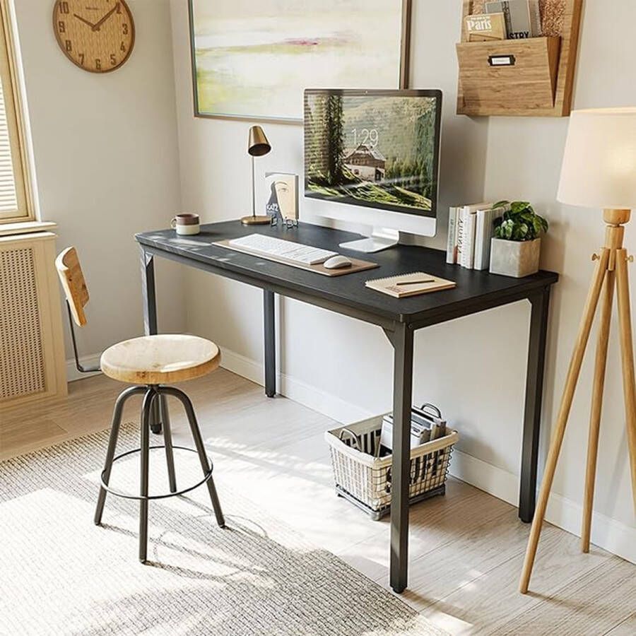 Monitorstandaard pc-tafel gamingtafel voor thuiskantoor Bureau computertafel 80 x 40 x 75 cm - Foto 2