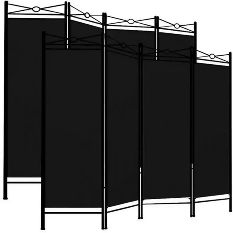 Monzana Kamerscherm 180cm x 163cm kleur Zwart (set van 2 stuks )
