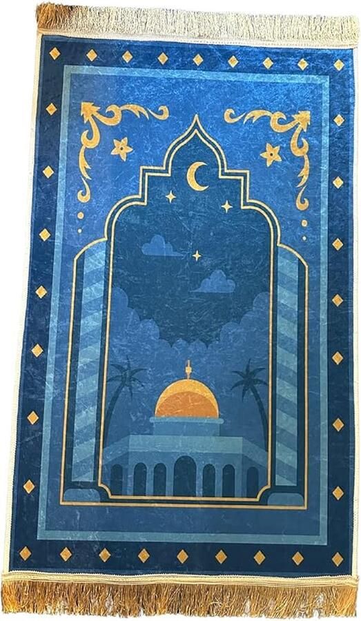 Moslim gebedskleed voor islamitisch gebed comfortabel moslim gebedskleed voor moslimvrouwen en mannen