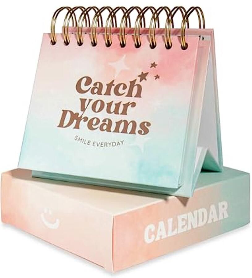 Motivational Perpetual Flip Calendar Inspirational Daily Desk Decoration for Positive Start