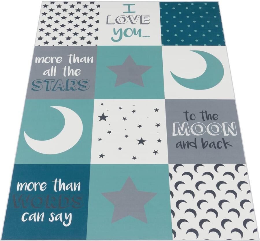 Motiverende Quote Tapijt van kinderen zacht duurzaam wasbaar speelkamer en kinderdagverblijfdecoratie