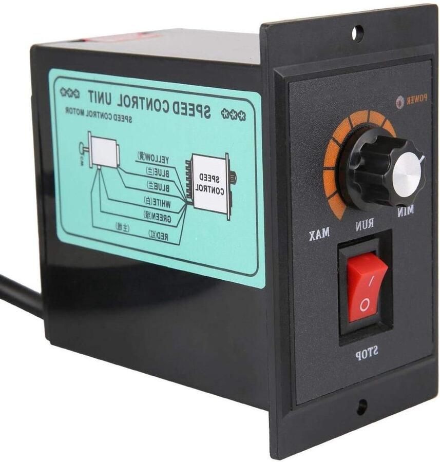 Motor Snelheidsregelaar AC 220V Vooruit en Achteruit Besturing Motor Snelheidsregelaar Motor Numerieke Besturing (400W)