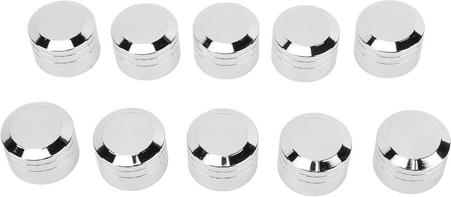Motorfietsboutafdekkingen CNC aluminium Bougiedoppen Motorschroeftoppers 10 stuks 75 mm-10 mm 9 mm-12 mm 11 mm-146 mm (S)