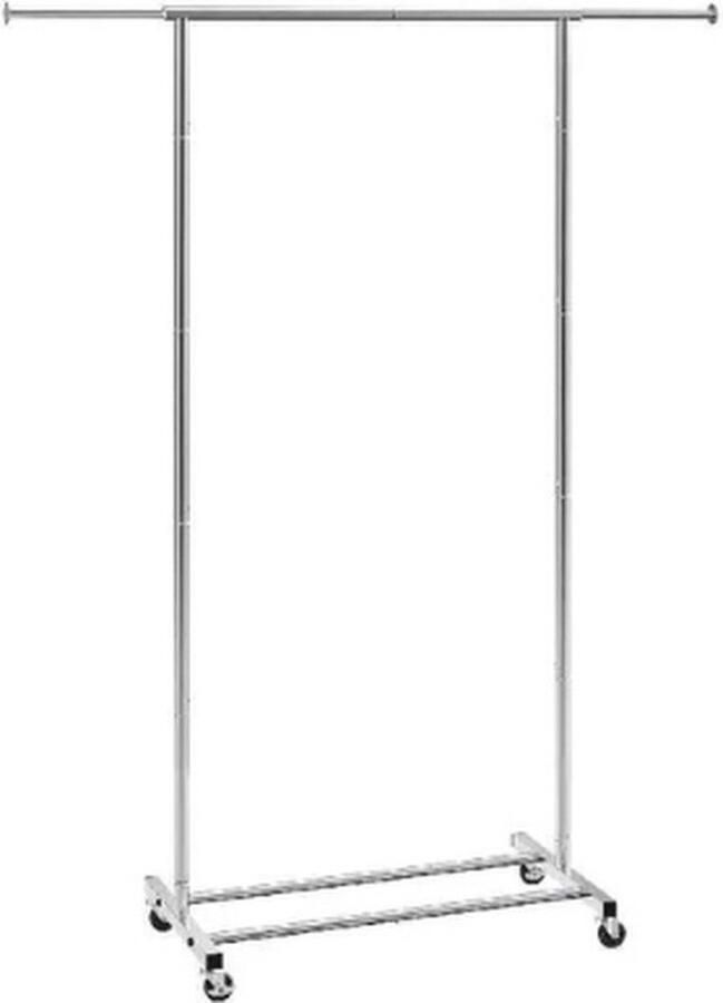 Mrs. Jones kledingrek op wieltjes Dressboy Kledingrek metaal Carbon staal Enkel kledingrek