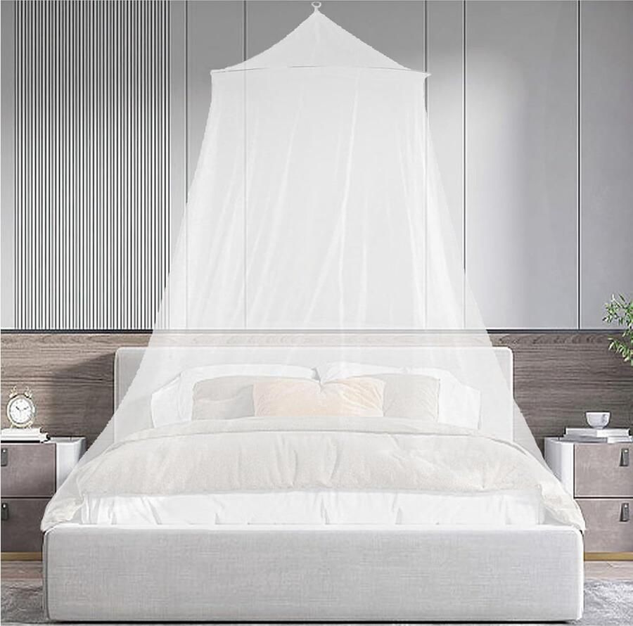 Muggennet bed baldakijn muggennet outdoor muggennet bed luifel hangend voor tweepersoonsbed eenpersoonsbed kinderbed