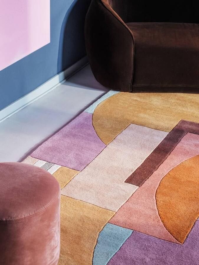 Multicolor Vloerkleed 160x230 Modern en Stijlvol