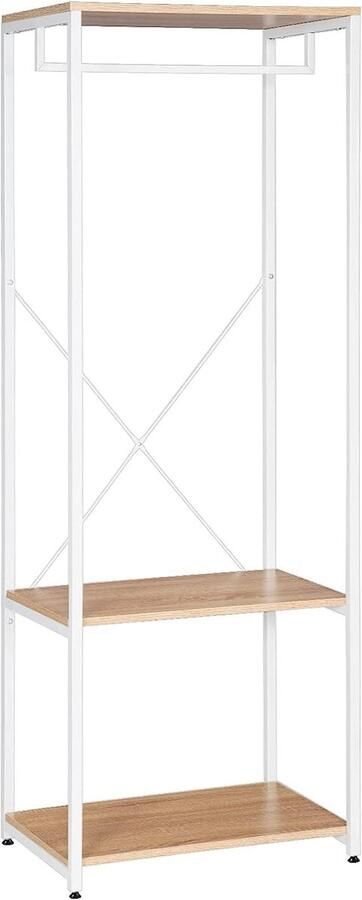 Rootz Living Rootz Multifunctioneel Kledingrek Kleerhanger Garderobeorganisator Hoge kwaliteit MDF 60cm x 167cm x 40cm
