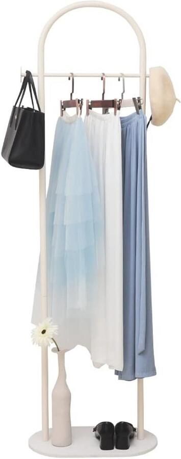 Multifunctioneel Kledingrek met Schoenenrek Vrijstaande Kapstok voor Woonkamer en Slaapkamer