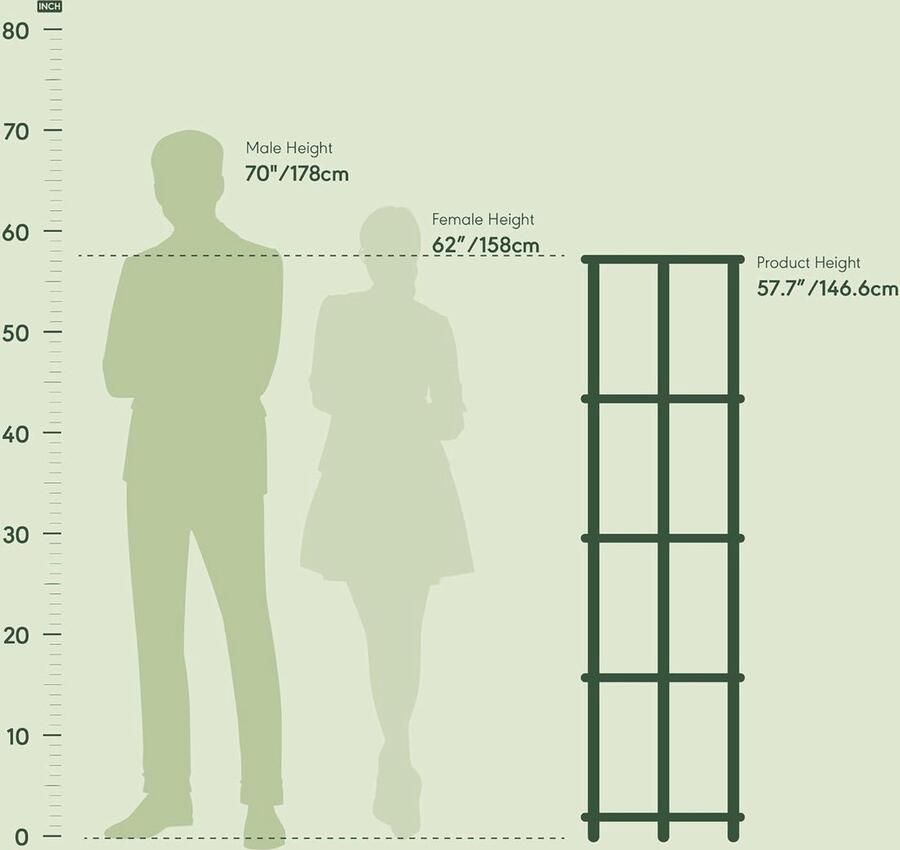 Hoekrek met 5 niveaus multifunctioneel rek gelaagd hout pvc-buizen espresso zwart 29 46 x 29 46 x 146 56 cm