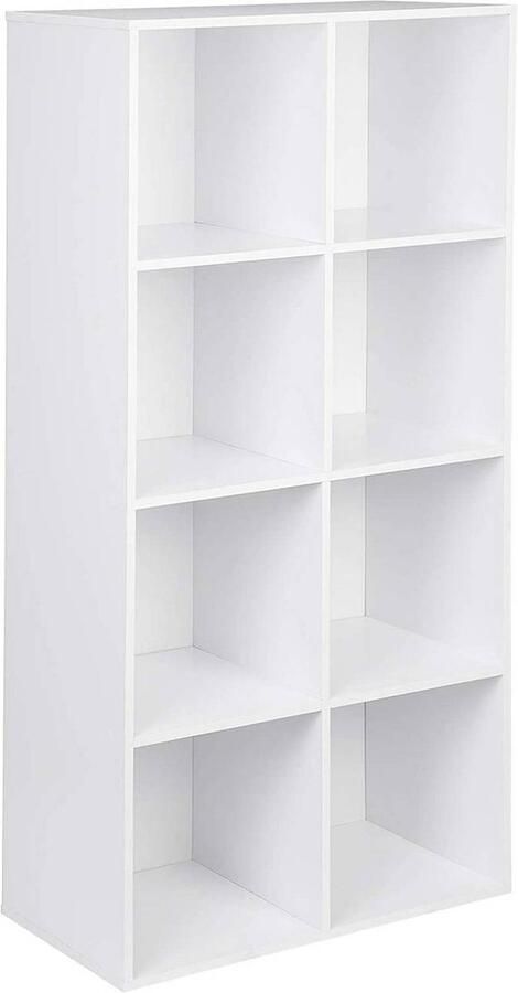 Rootz Living Rootz multifunctionele boekenkast opbergorganisator displayplank stabiel en veilig ruimtebesparend eenvoudige montage MDF-plaat 60 cm x 29 5 cm x 121 cm