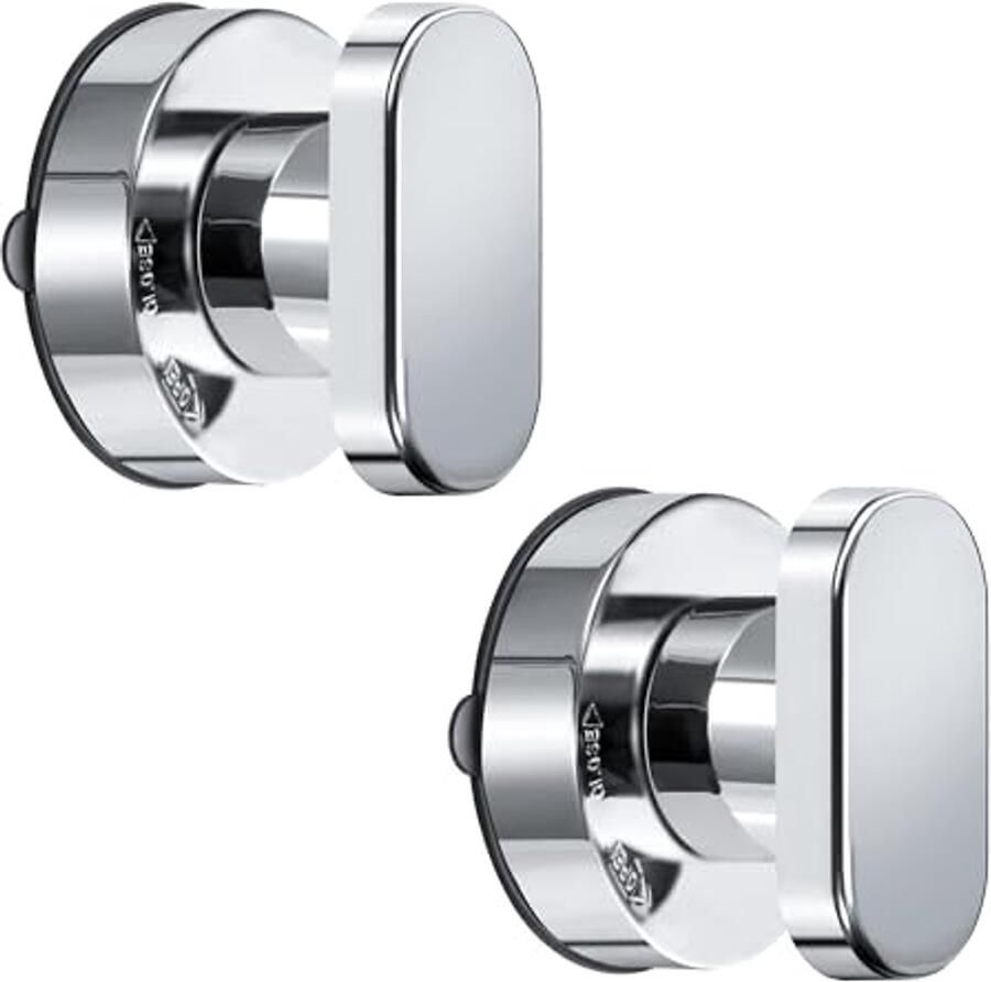 Multifunctionele Deurgreep met Zuignap Perfect voor Glazen Deuren en Meubels (2 Stuks)