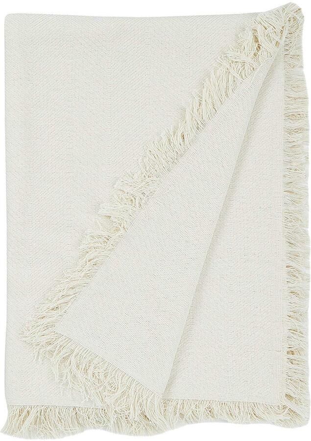 Multifunctionele Foulard Ecru 230x260 cm Katoen Polyester