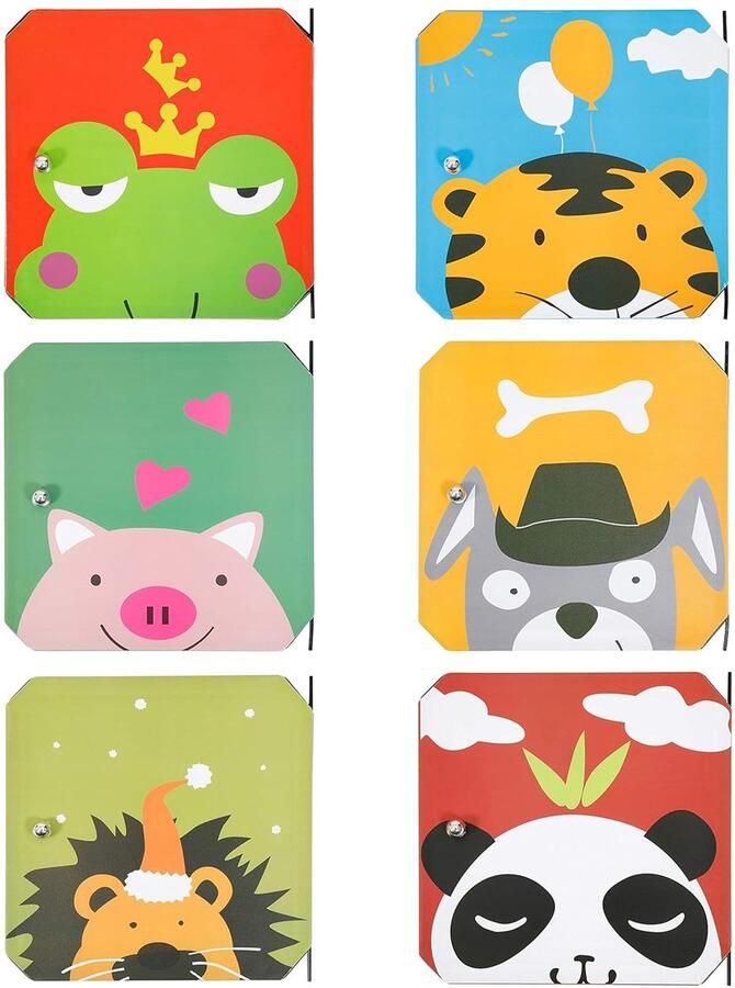 Multifunctionele Garderobe Modern Geschikt voor Gedeelde Ruimtes Set van 6 Kunststof 30 x 30 x 30 cm