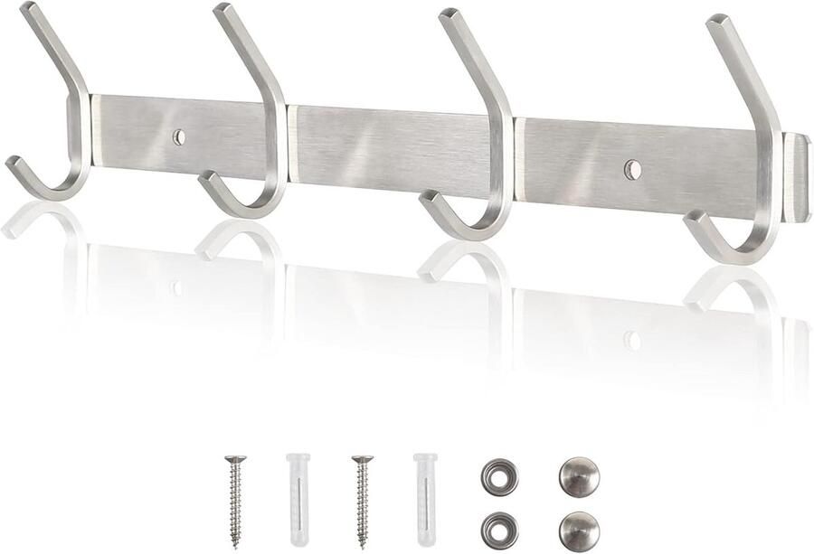 Multifunctionele Kapstokhaak Stabiel en Duurzaam 1 stuk Roestvrij staal