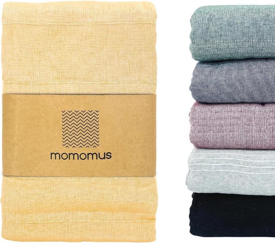 Multifunctionele Mosterdgele Sprei 230 x 260 cm Decoratie voor Banken Bedden en Fauteuils