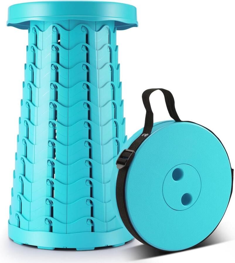 Multifunctionele Opvouwbare Telescopische Kruk Lichtgewicht en Duurzaam met Instelbare Hoogte