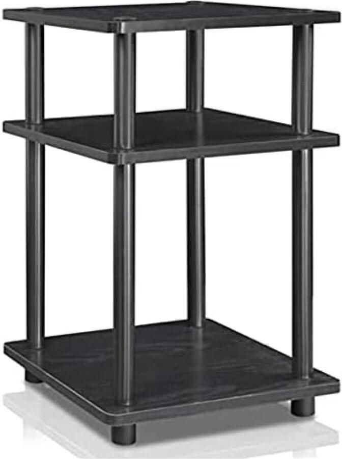 Multifunctionele plank bijzettafel zwarthout zwart