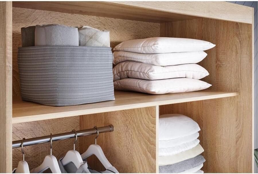 Multifunctionele schuifdeuren kledingkast 100 cm Sonoma