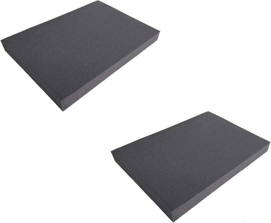 Multifunctionele Schuimstof Matten Zitkussens voor Stoelen en Banken 50 x 35 x 4 5 cm (set van 2)