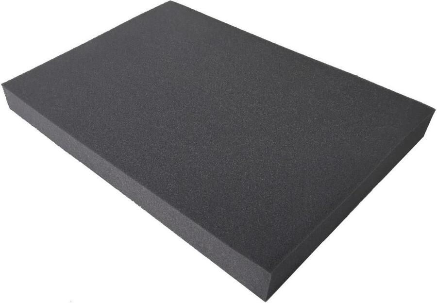 Foam mat seat cushion with multifunctional filling for chair seat 50 x 35 x 4.5 cm Made in Germany (Quantity: 1)