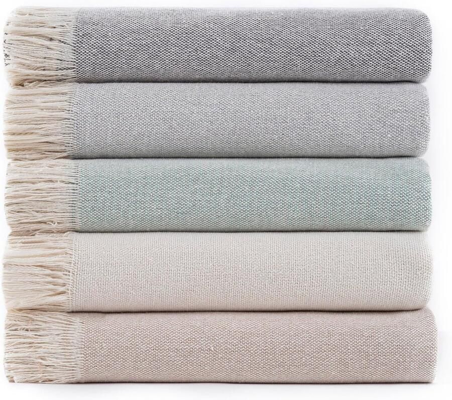 Multifunctionele sprei voor bank en bed groen 125 x 180 cm