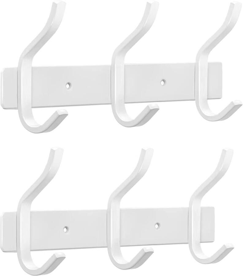 Multifunctionele Wandkapstok Modern Design 1 stuk Roestvrij staal