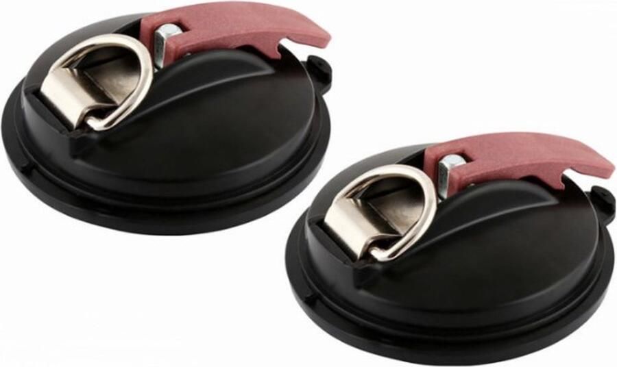 Multifunctionele zuignap Auto Zuignappen Anker Heavy Duty Zuignap Anker Multifunctionele Auto Spanner Met 4 Stuks S Hook Universeel Huishouden Camping Zonnezeil Voortent Bagage Tarps 2 stuks