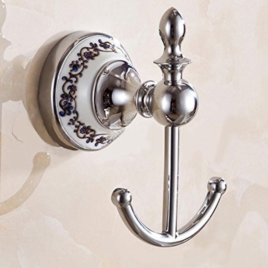 MUMENG kapstokken moderne decoratieve kapstokken roestvrijstalen wandhaken waterdichte kapstokken zilveren handdoekhaken geschikt voor badkamer keuken kantoor