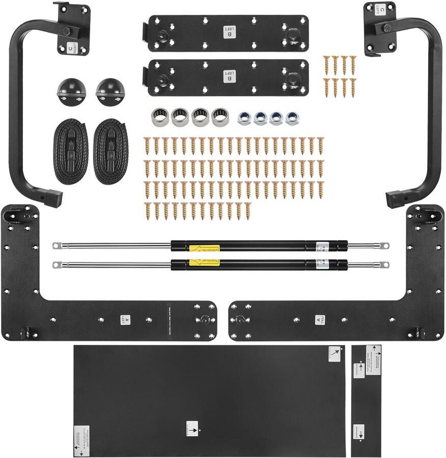 Murphy Bed Kit Volledige Grootte Verticale Diy Ruimtebesparend voor Logeerkamer