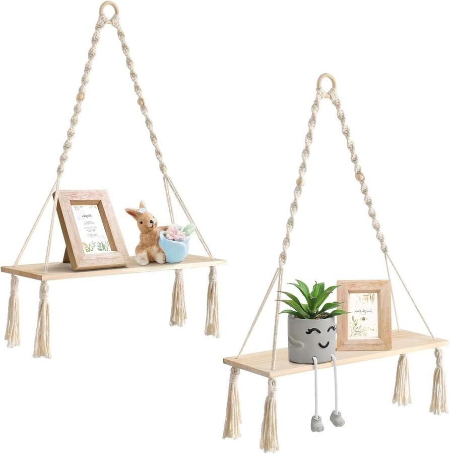 Muurplank bamboe wandplank zwevend decoratie muurdecoratie wandrek drijvende planken bruin zwart industrieel