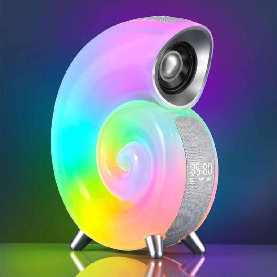 Muzikale lamp met kleurrijke wekker Bluetooth en 256 verlichtingsmodi voor slaapkamer en woonkamer