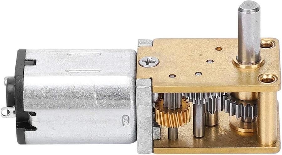 N20 DC12V Metal Gear Motor Snelheidsreductie Hoge Koppel RC Auto Robot Model (DC12v68RPM)