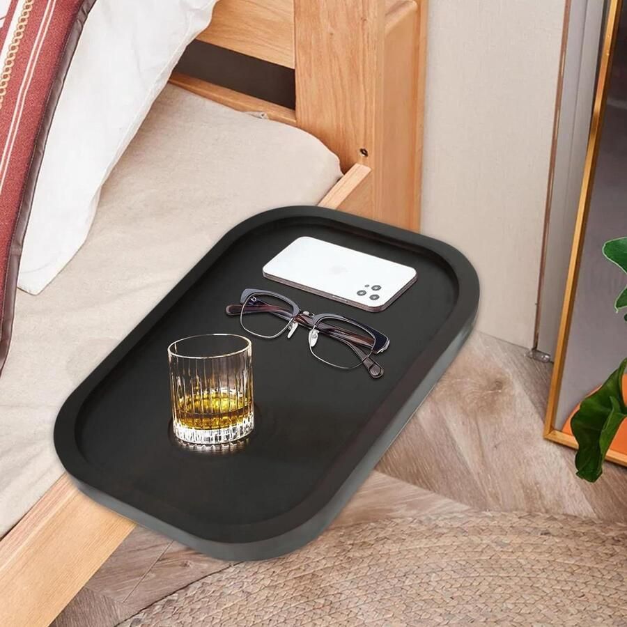 Nachtkastje bedplank met dienblad voor bed en stapelbed bruin Beside shelf - Foto 2