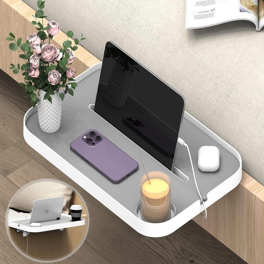 Nachtkastje met Lade Caddy Organizer voor Dorm & Kids Stapelbedden (Clip-On Ontwerp)