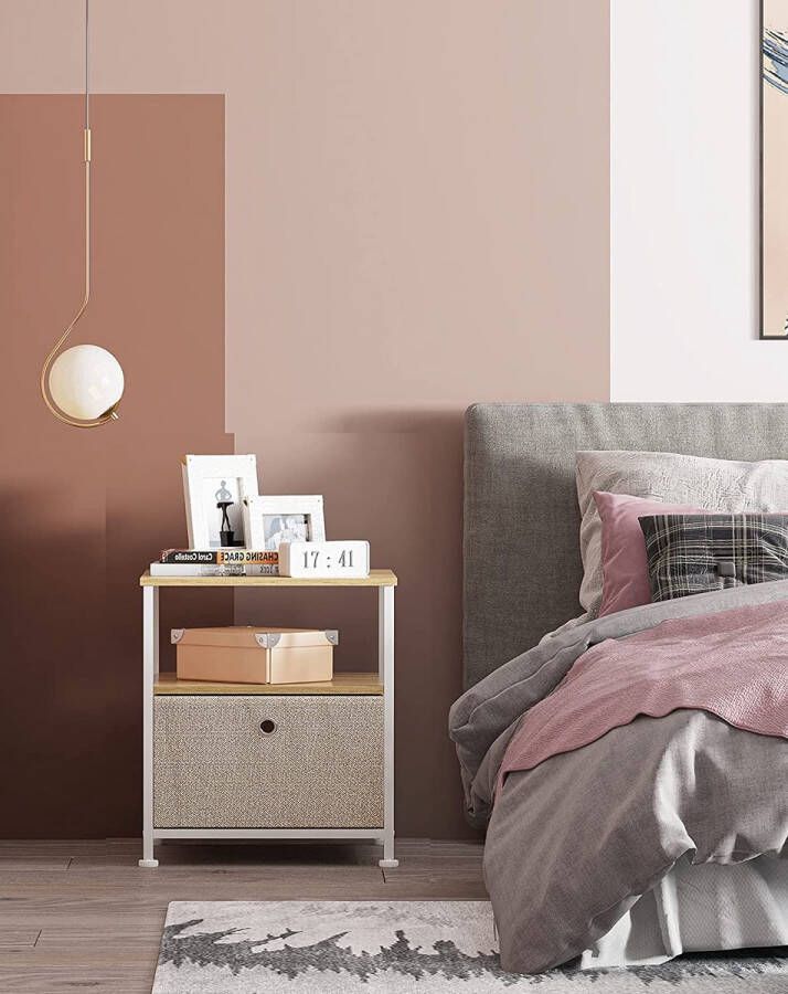 Nachtkastje – Nachttafel – Bijzettafel – Modern – Premium Kwaliteit – Slaapkamer Accessoires - Foto 2