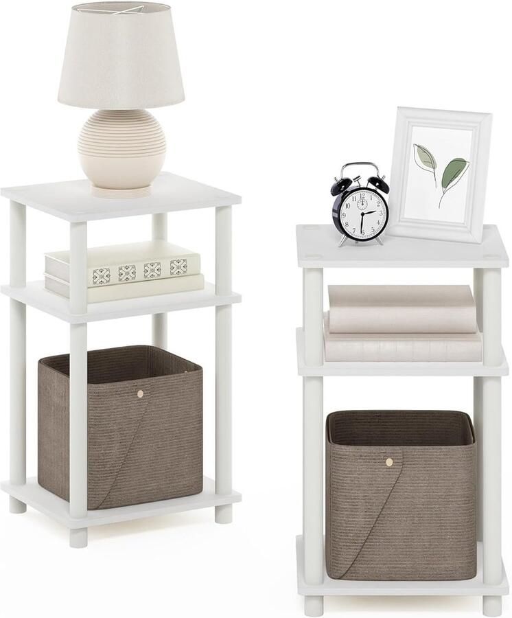 Nachtkastje set van 2 modern design composiethout