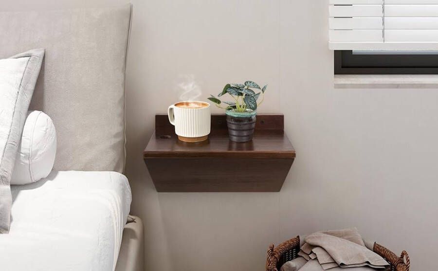 Nachtkastje Slaapkamer Meubilair Universal bedside table bank-tafel side table 18D x 33.5W x 15.2H centimetres