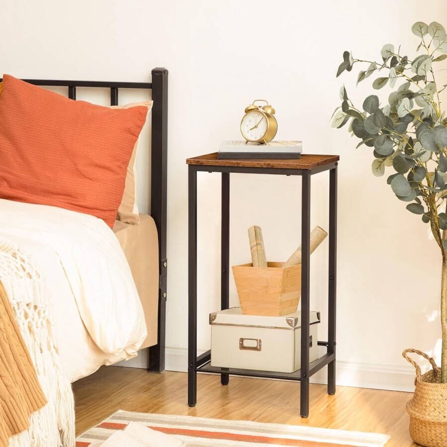 Nachtkastje Slaapkamer Meubilair Universal bedside table bank-tafel side table 28D x 38W x 73.5H centimetres