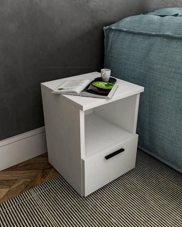 Nachtkastje Slaapkamer Meubilair Universal bedside table bank-tafel side table 30D x 30W x 40H centimetres