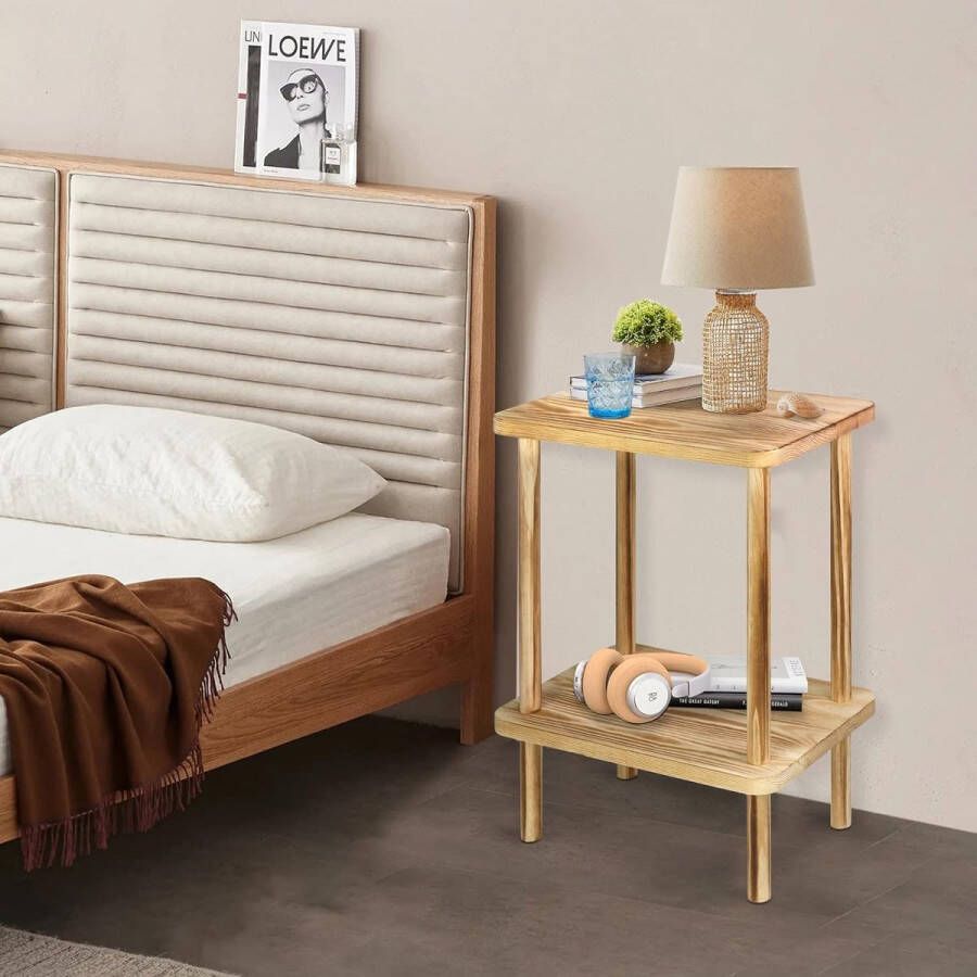 Nachtkastje Slaapkamer Meubilair Universal bedside table bank-tafel side table 40 x 26 x55 cm
