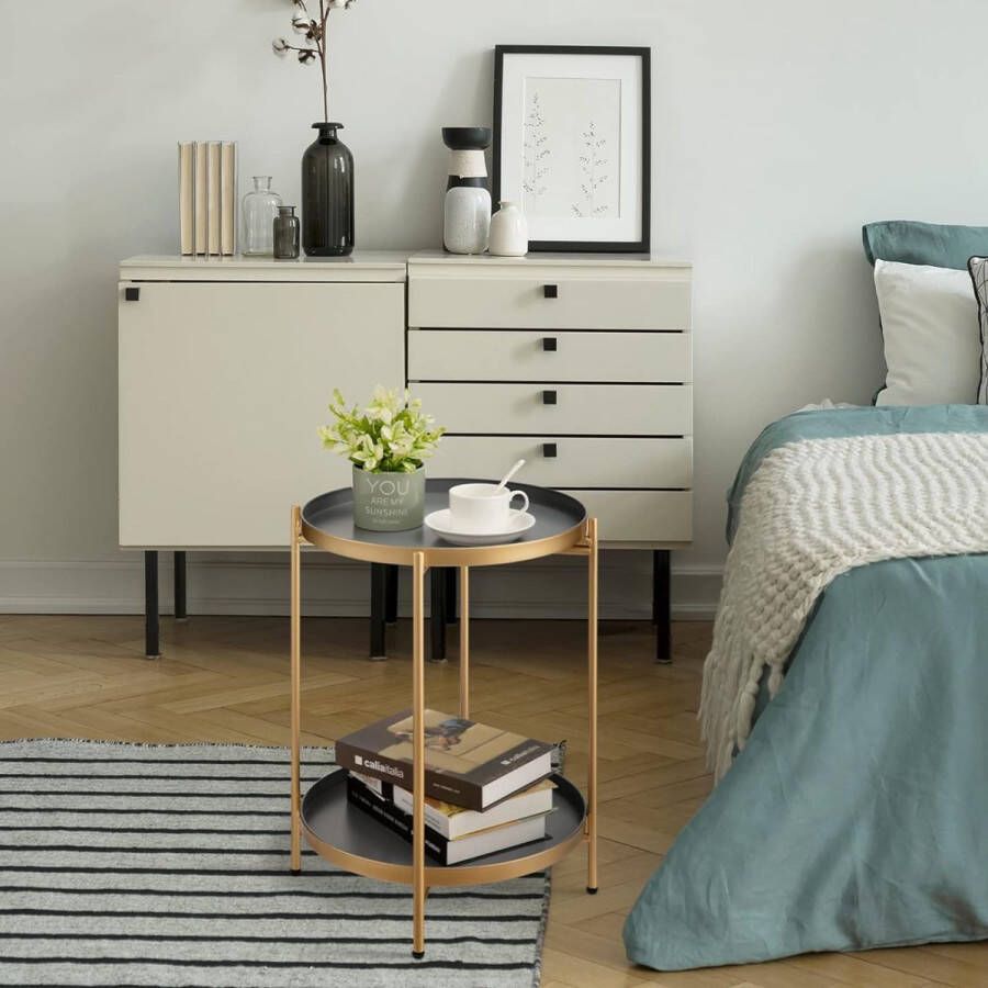 Nachtkastje Slaapkamer Meubilair Universal bedside table bank-tafel side table D 37cm * H 50cm
