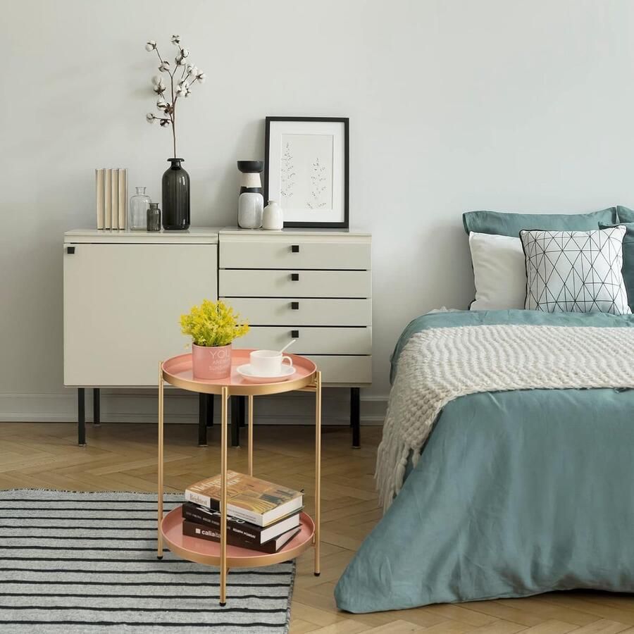 Nachtkastje Slaapkamer Meubilair Universal bedside table bank-tafel side table D 37cm * H 50cm