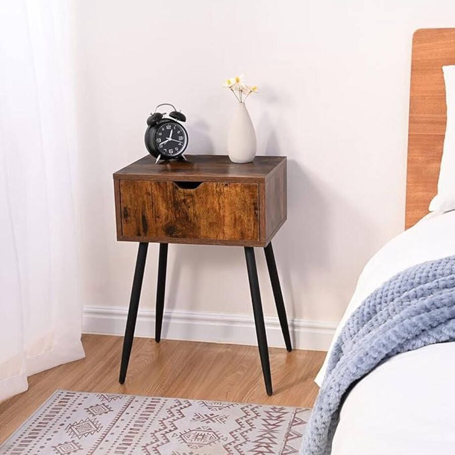 Nachtkastje table de canapé table de chevet pour salon chambre à coucher ‎35 x 45 x 50 cm