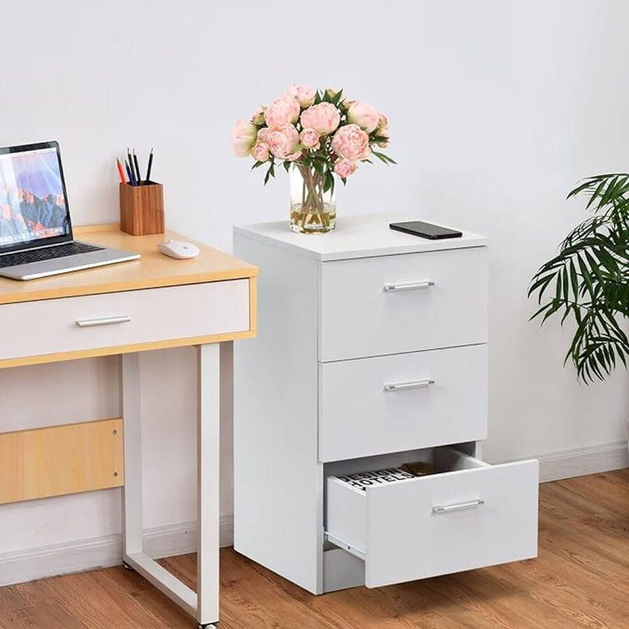 Nachtkastje table de canapé table de chevet pour salon chambre à coucher ‎38 x 15 x 66 cm - Foto 2