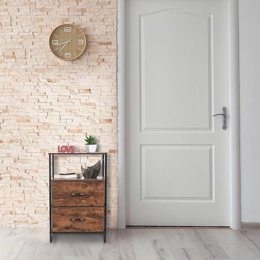 Nachtkastje table de canapé table de chevet pour salon chambre à coucher ‎40 x 45 x 70 cm